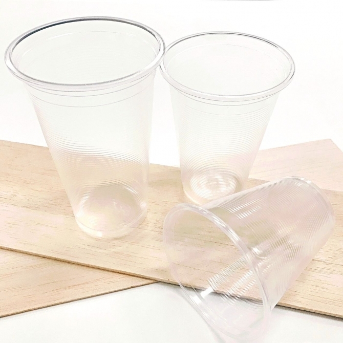 PP條紋塑膠杯